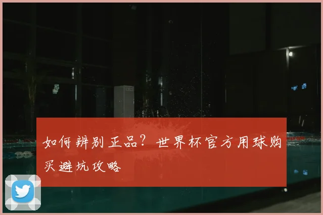 如何辨别正品？世界杯官方用球购买避坑攻略